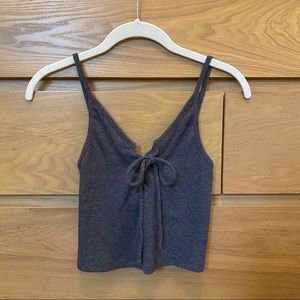 BP Grey Crop Top